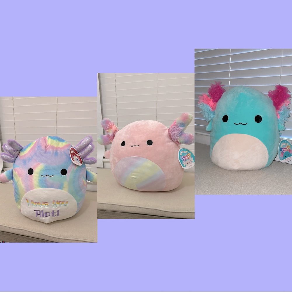 Axolotl Squishmallow Bundle